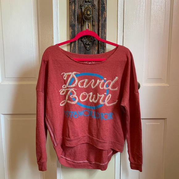 Trunk Ltd Tops - TRUNK LTD David Bowie Hi-Low Sweatshirt